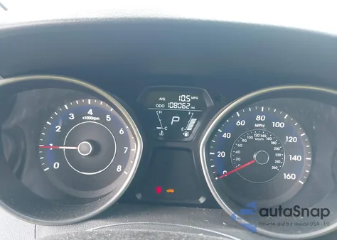 2012 Hyundai Elantra Gls из США, поврежденный, VIN 5NPDH4AE1CH138102